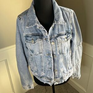 Free People Denim Blue Jean Jacket